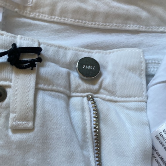 PAIGE “Hoxton” Slim Bianca White Denim Jeans - NWT! - Picture 7 of 10